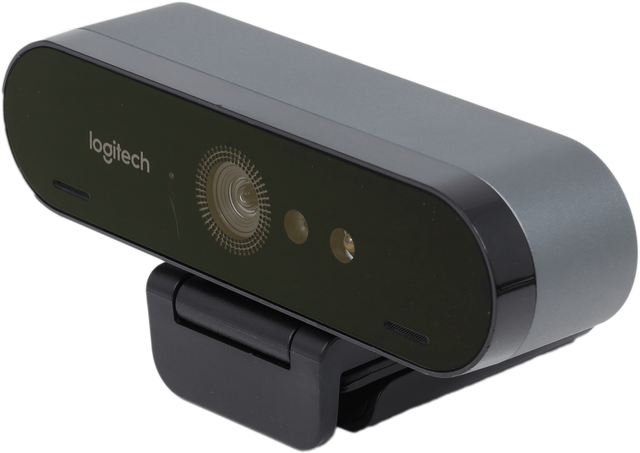 Logitech BRIO 4K Webcam V-U0040 - Webcam mit Mikrofon + Montageclip - 860-000589