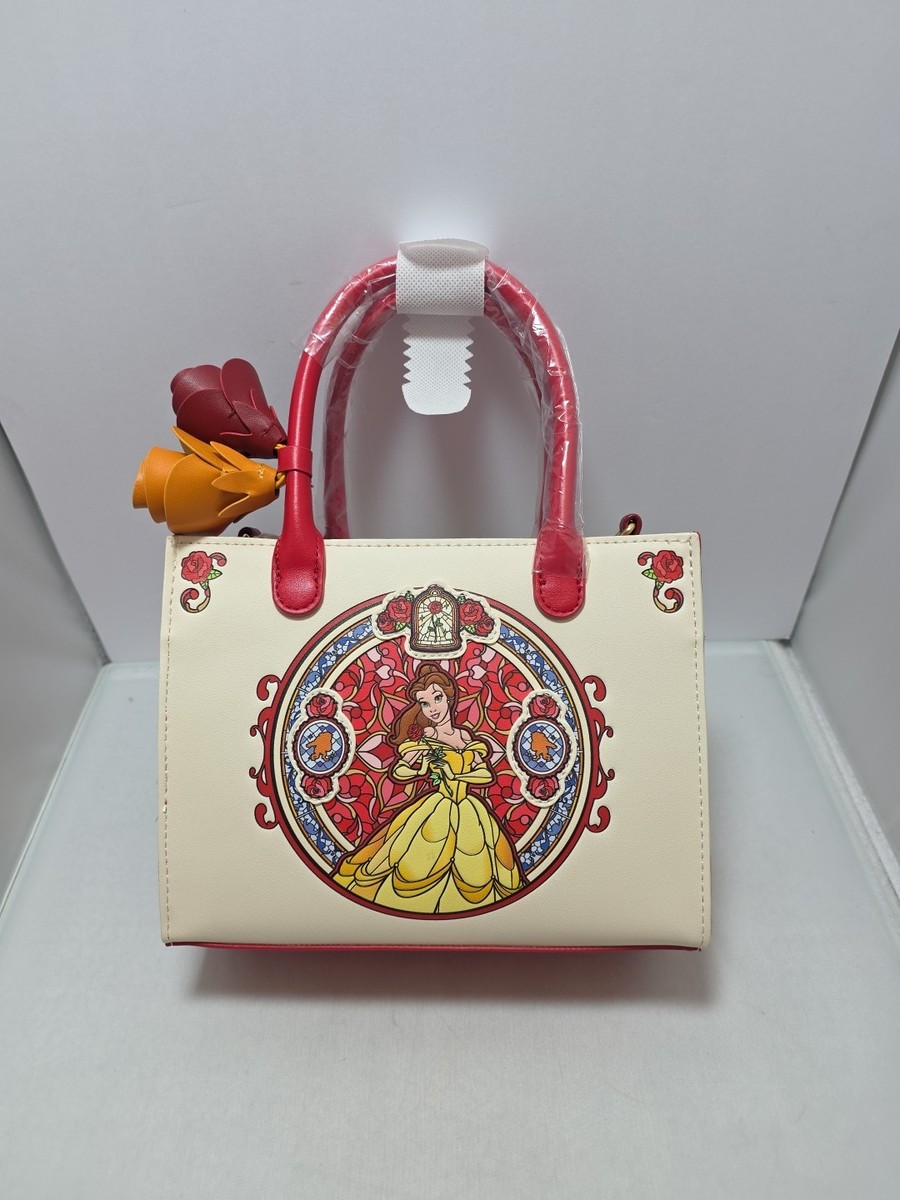 Disney Loungefly Beauty & The Beast Belle Stained Glass  display picture 3