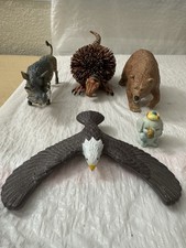Animal Figures Lot Bear Safari Elephant Boar Eagle Dinosaur Toys