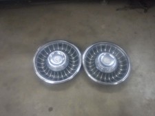 1961 Cadillac Hub Caps Set Of 2 Used Oem