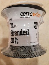 Cerrowire 50 ft. 10 Gauge THHN Stranded Copper Wire. RED. NEW.