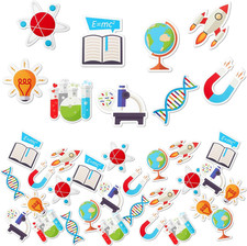 45 Pieces Science Bulletin Board Decorations for Classroom Cut Outs Science Lab