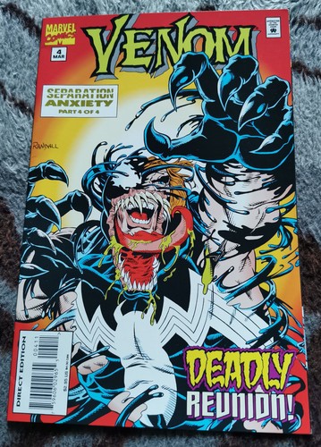 VENOM : SEPARATION ANXIETY # 4 NM 1994 SCREAM ! RIOT ! AGONY ! LASHER ! PHAGE !