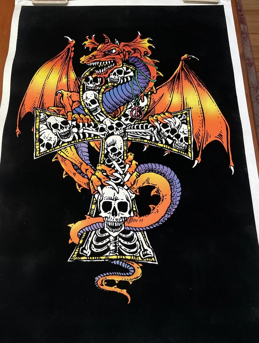 Skulls Blacklight Art Posters for sale | eBay