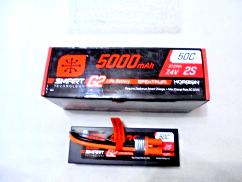 SPEKTRUM SMART LIPO 7.4V 5000MAH 100C HARDCASE IC3 - Tienda RC