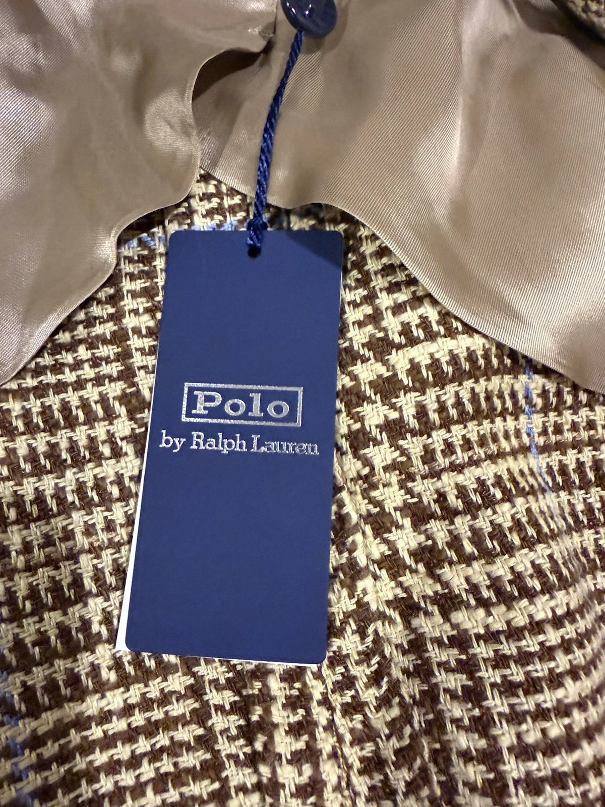 Polo Ralph Lauren RL67 Glen Plaid Jacket Summer Tweed 44R NWT - product detail image 12