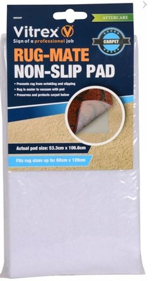 Vitrex Rug-Mate Antirutsch Pad - passend für Größen bis: 60cm x 120cm Antirutsch Teppichhalt