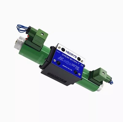1 Pc. New 34EM-B10H-T 24V 40L/min Three position Four way Electromagnetic Valve