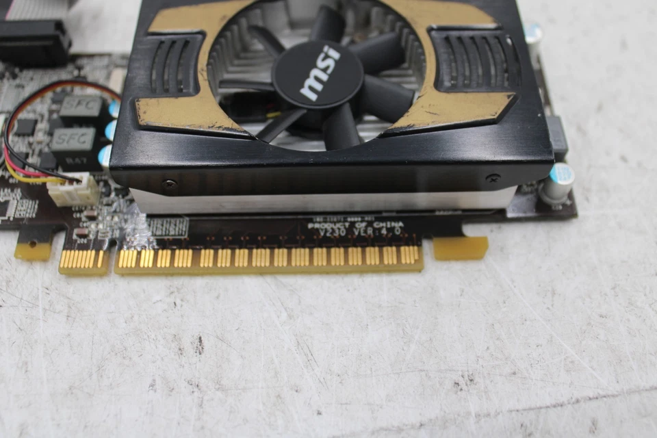MSI GT430 1Gb DDR3 Graphics Card GPU N430GT-MD1GD3/OC/LP Video V230 Ver 4.0 PCIe - Image 2 of 4