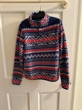 Vineyard Vines Boys Fleece Pullover Holiday Pattern Size 8-10