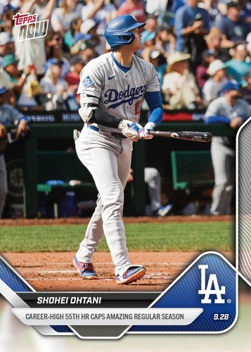 Shohei Ohtani 2025 Topps Now 790 55 HR In A Season Presale