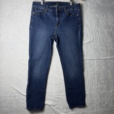 Lauren Ralph Lauren Straight Stretch Blue Denim Jeans Medium Wash 5-Pocket 10P