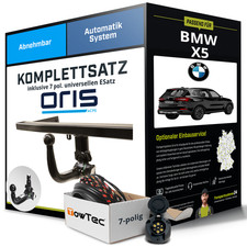 Anhängerkupplung ORIS abnehmbar für BMW X5 +E-Satz Set NEU