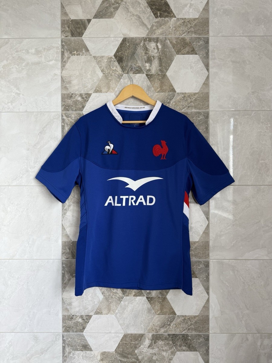 Maillot France Rugby Le Coq Sportif, Homme, 2XL, Bleu - état Correct !