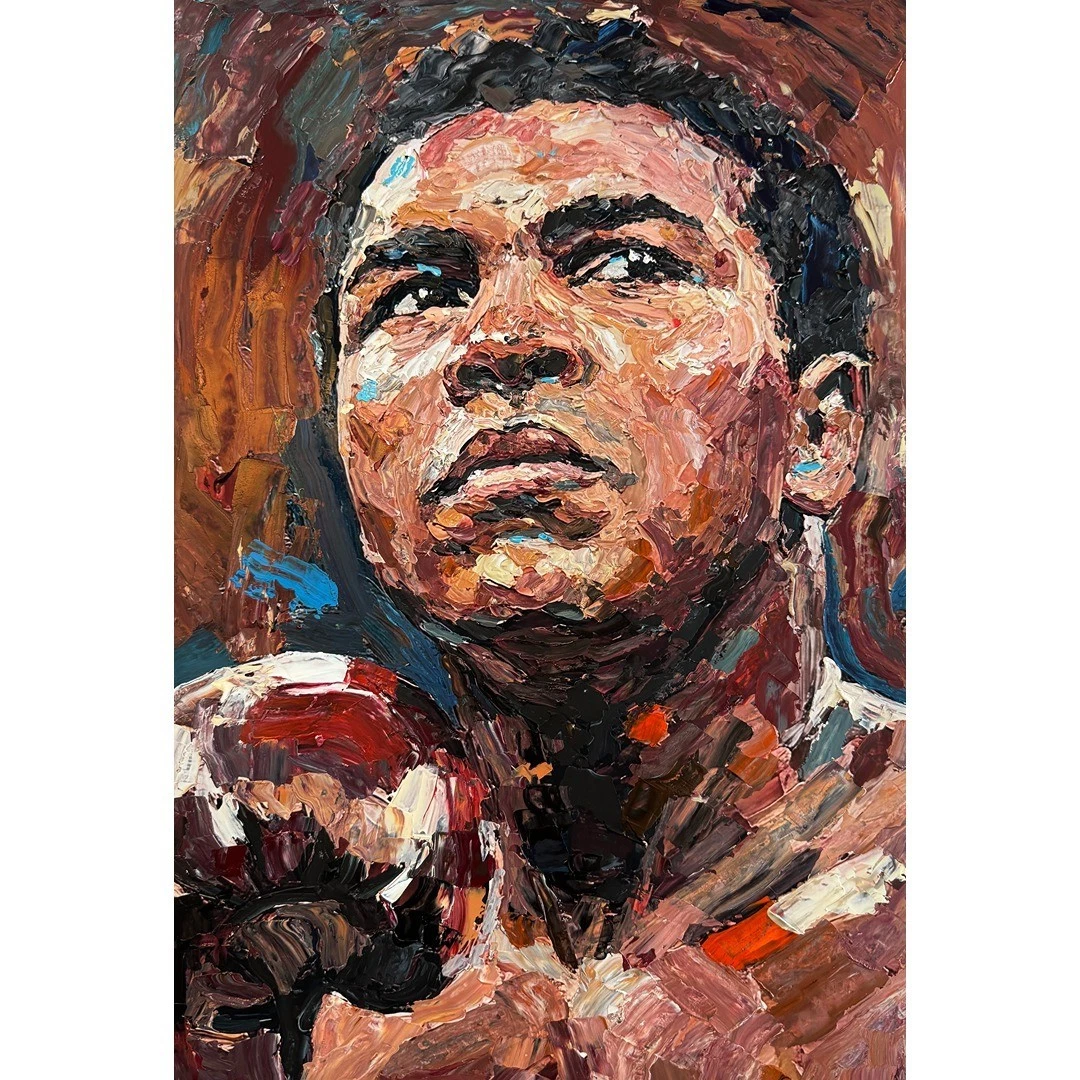 Las mejores ofertas en Pinturas de arte original de boxeo | eBay