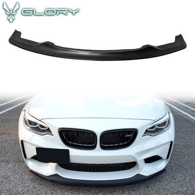 Fits 16-18 BMW F87 M2 Base MDA Style Front Bumper Lip Spoiler Unpainted PU