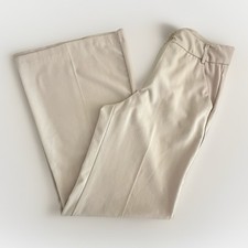 Rampage Tan Pinstripe Wide Leg Pants Size 9 Y2K Vintage Academia 30x33