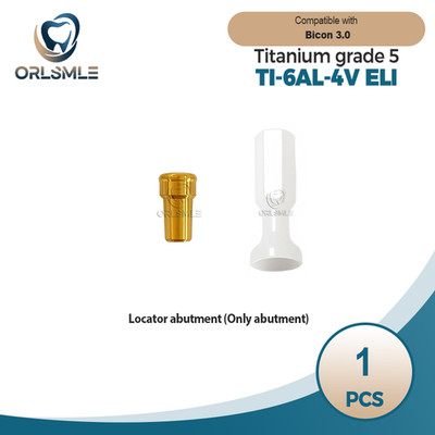 Locator attachment overdenture Only abutment fit to Bicon-3.0 GH1-7