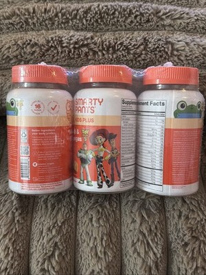 3X Bottles Smarty Pants Kids Plus Multi & Omegas 60 Gummies Each EXP 03/28