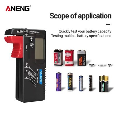 Digital Battery Tester Checker 1.5V And AA AAA Cell BT-168D LCD Power Measure