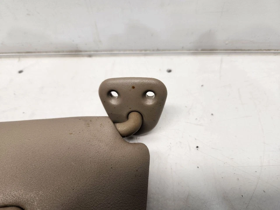 1998 Toyota Corolla Passenger Right Sun Visor - Tan Vinyl - Image 4 of 4