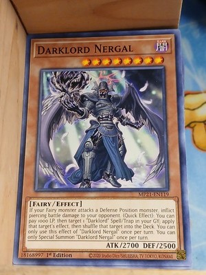 Darklord Nergal MP21-EN119 2021 Tin of Ancient Battles 1st Edition