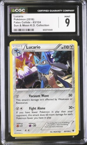 Lucario graded CGC 9 for sale on eBay