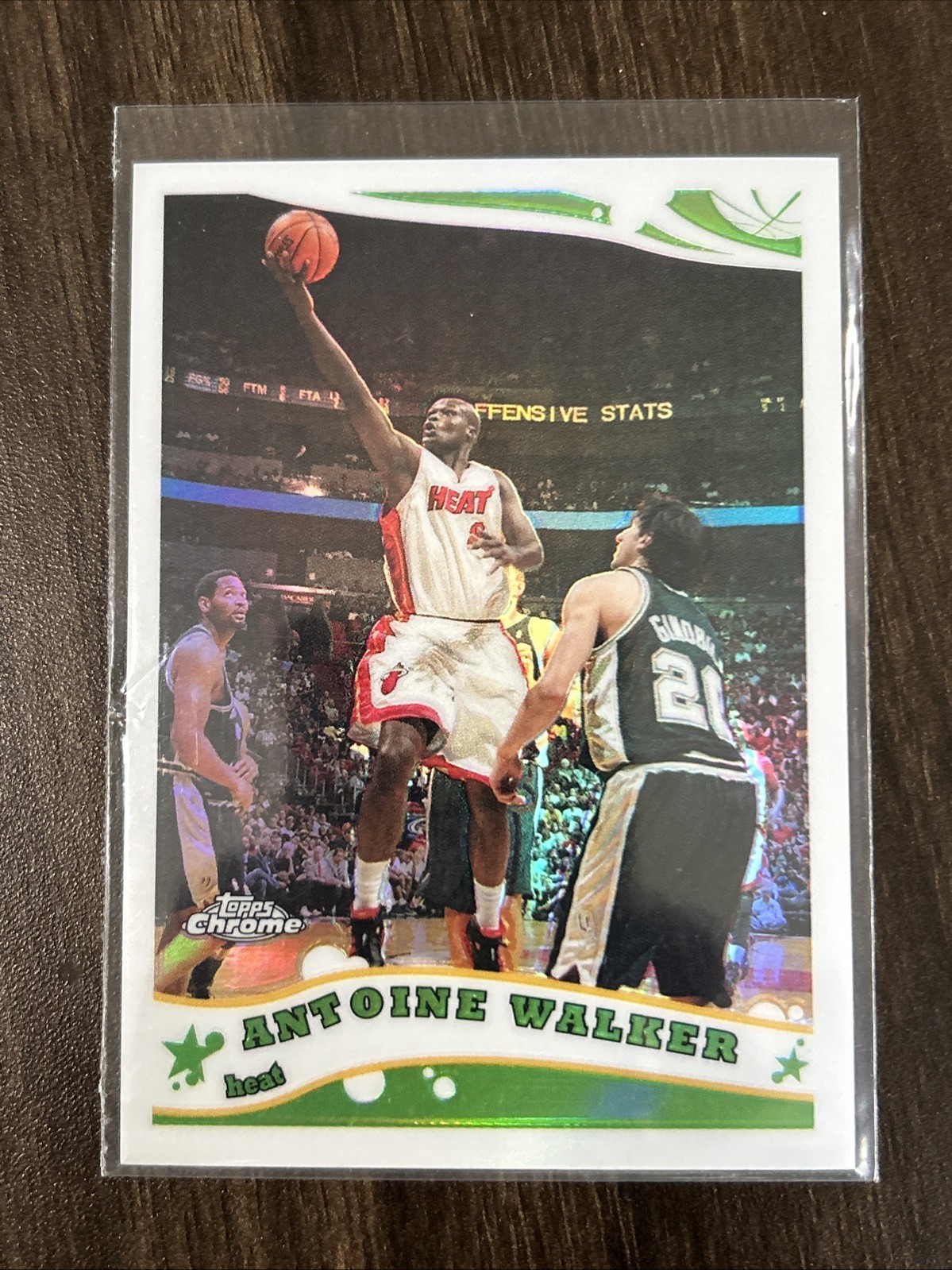 2005-06 Topps Chrome Refractor /999 Antoine Walker #153