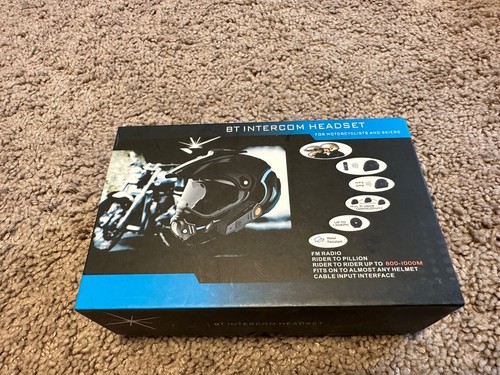 Yideng Motocykl Zestaw słuchawkowy Bluetooth BT-S2 NS 1000m Kask Pojedynczy