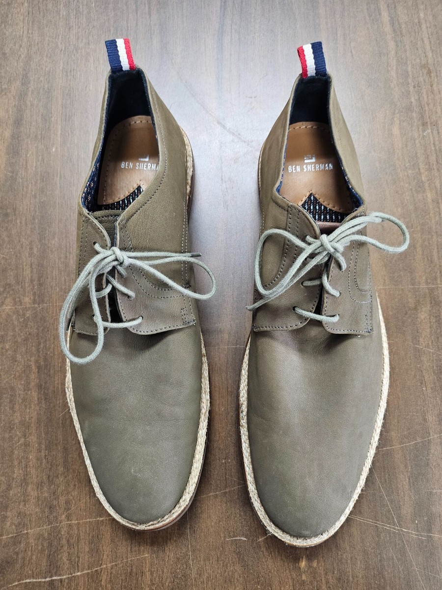 ?ben Sherman Men\'s Size 11 Original Gray Suede Leather Wingtip Shoes - New Ben Sherman Shoes Mens Sz 10 Brown Suede Wingtip Oxford  main image 4