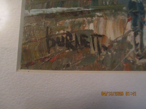 BURNETT Oil Painting On Canvas Arc de Triomphe Paris Scene (11 x 14) SALE - Picture 4 of 4