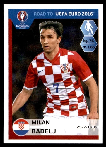 Panini Road to Euro 2016 - Milan Badelj (Croatia) No. 136