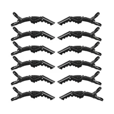 12 Pcs Alligator Hair Clips Styling Sectioning Hair Clips Wide Teeth Hair Cli...