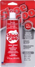 Shoe Goo Repair Adhesive for Fixing Worn Shoes or Boots, Clear, 3.7-Ounce Tube