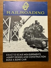 O Scale Railroading Magazine Run August 1969 O scale measurements build a bunk