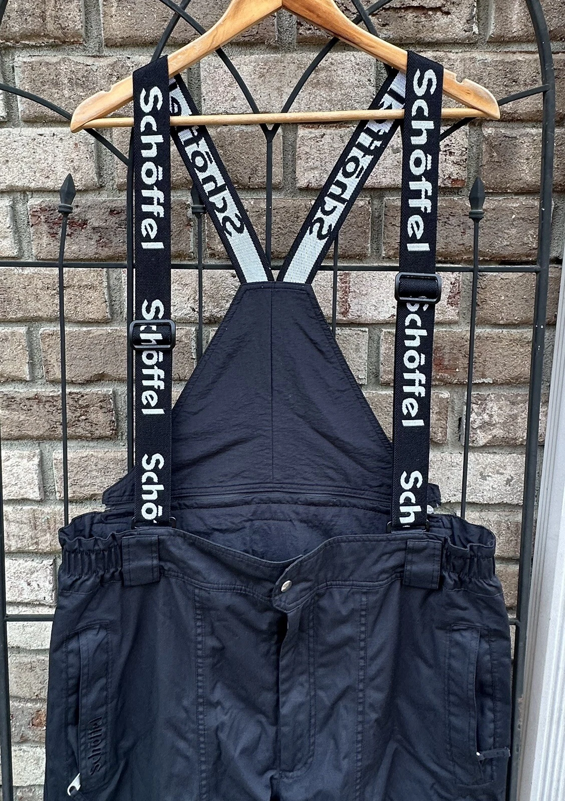 Venturi by Schoffel Brodie Black Ski Snow Pants Overalls Bibs Men Size 38 Us