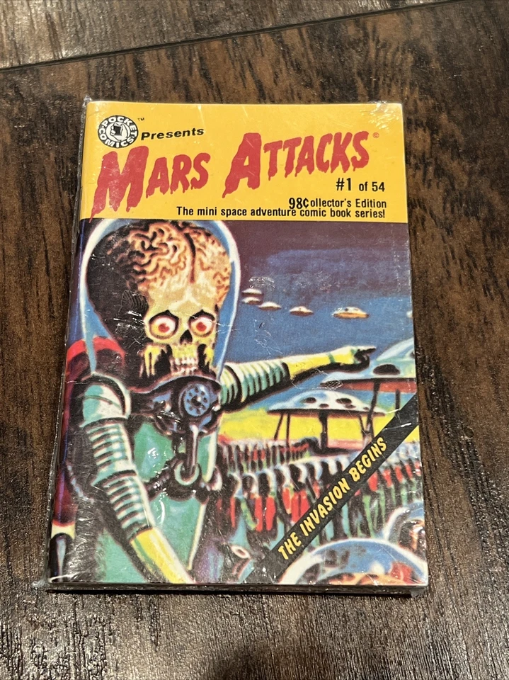 Mars Attacks Mini Comics 1988 #1, 2, 3, 4 Topps NM/M 4 FULL SETS From Sealed Bxs - Bild 2 von 4
