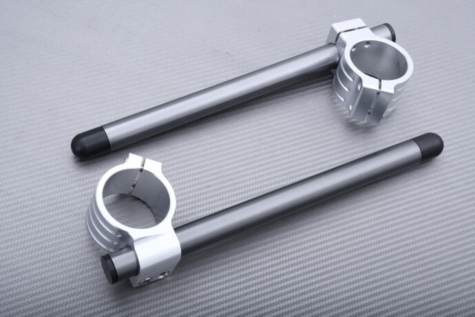 Demi-guidons alu titane 41mm pour Suzuki GSXR 600 et 750