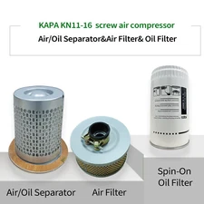 Oil Separator Oil/Ail Filter For KAPA KN11-16 Screw Compressor Maintenance Kit