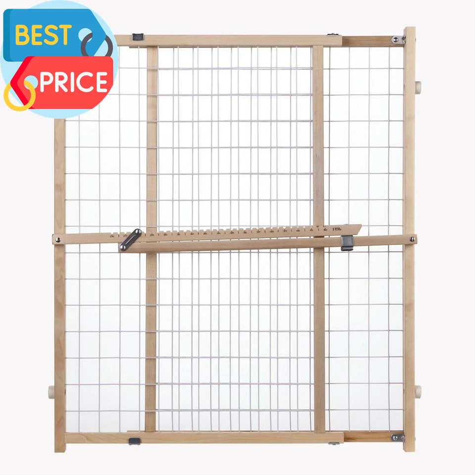 Puerta para perros de malla de alambre North States: 29,5-50" de ancho. Montaje a presión. No se necesitan herramientas. Foto 4 de 4