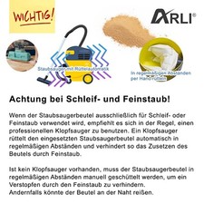 10 Staubsaugerbeutel Geeignet Für Einhell AS 1400 Inox Von