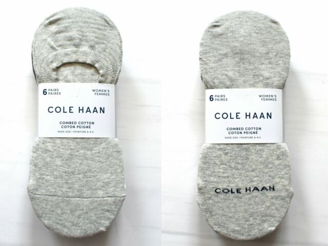 Cole Haan Women's No Show Liner Combed Cotton Socks 6 Pairs, Size 6-9.5 - Picture 2 of 4