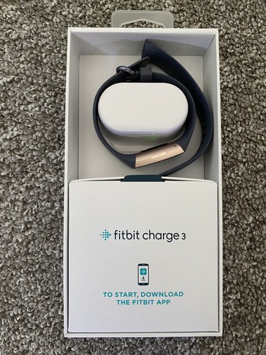 FITBIT CHARGE 3 ADVANCED FITNESS TRACKER SMALL + LARGE SIZES ROSE GOLD - Picture 3 of 4