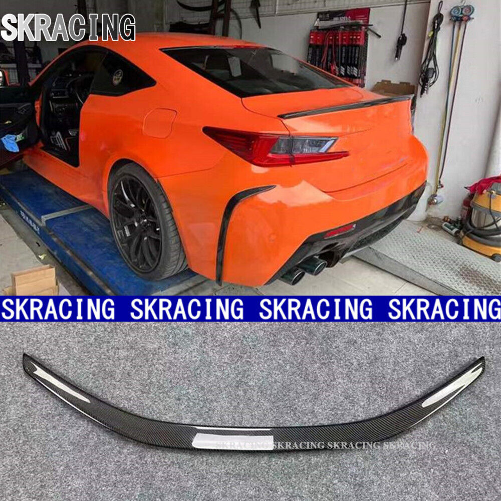 Lexus Rc300h Rear Wing Fits Lexus RC200t RC300 RC350 F-Sport Carbon Fiber Rear Trunk Spoiler ...