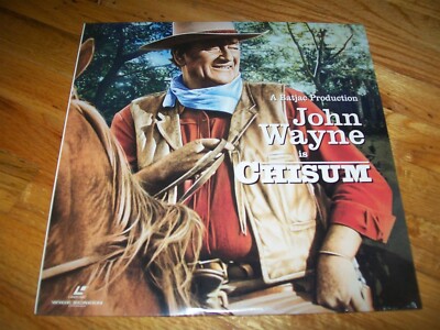CHISUM Laserdisc LD WIDESCREEN BRAND NEW SEALED VERY RARE JOHN WAYNE STARS!