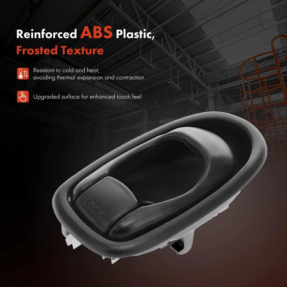 Manija de puerta interior gris del lado del pasajero delantero/trasero para Kia Spectra 2002-2004 Foto 3 de 4