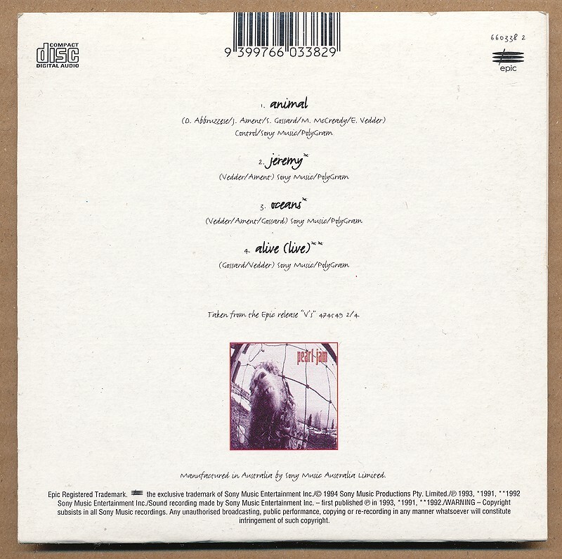【中古】 Animal / Pearl Jam Pearl Jam - Animal - Amazon.com Music