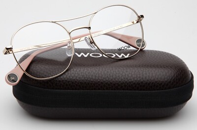NEW WOOW Be Bright 1 Col 901 Gold EYEGLASSES 51-18-140 B48mm