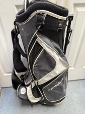 POWERBILT FULL SIZED BLACK GOLF CLUB BAG