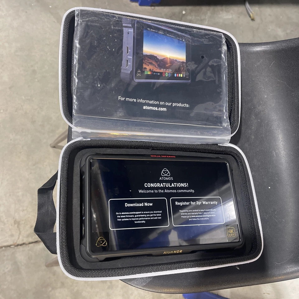 Atomos Ninja Inferno 7 дюймов 4K HDMI внешний рекордер с жестким и мягким чехлом - Изображение 2 из 4